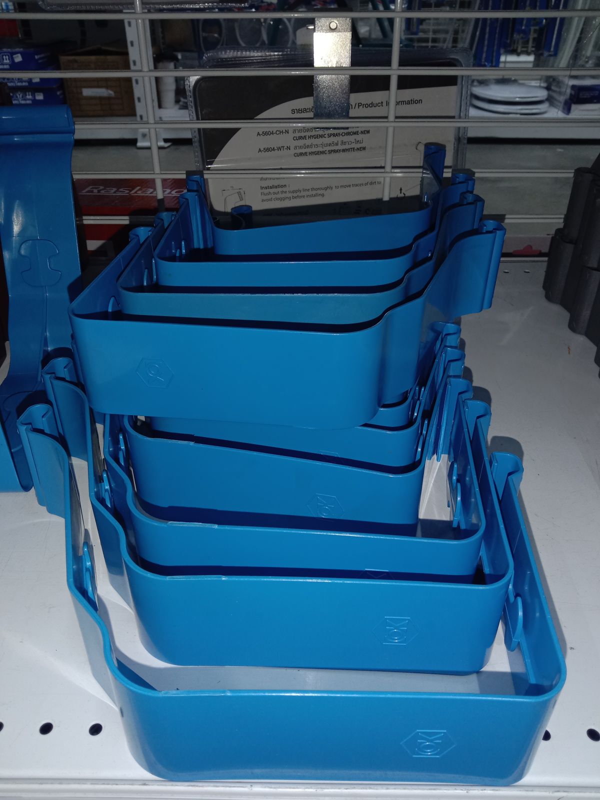 ข้อต่อรางน้ำ PVC โอเค (SCG) ฟ้า