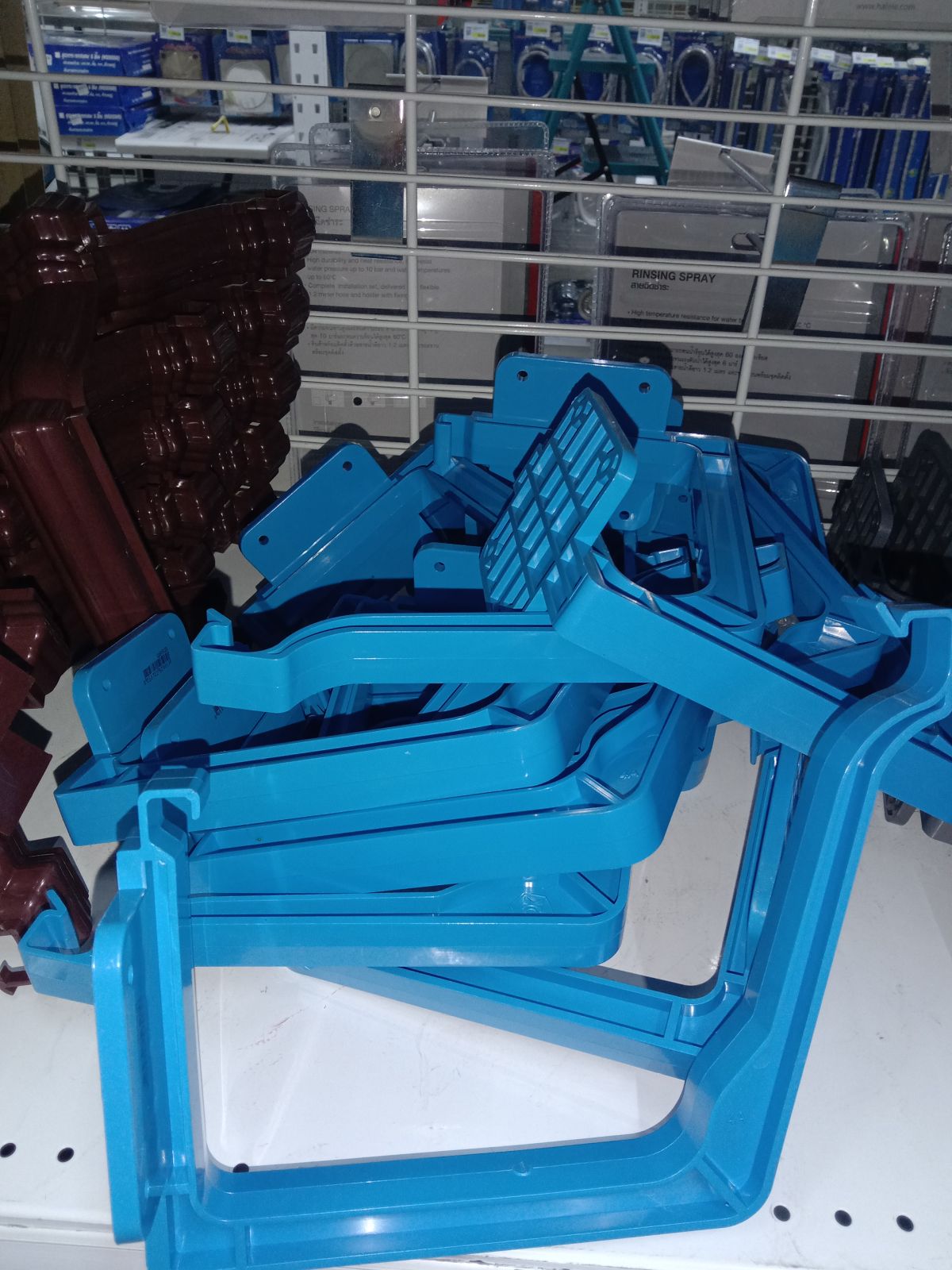 ตะขอรับรางน้ำ PVC โอเค (ฟ้า) SCG (15/ก)