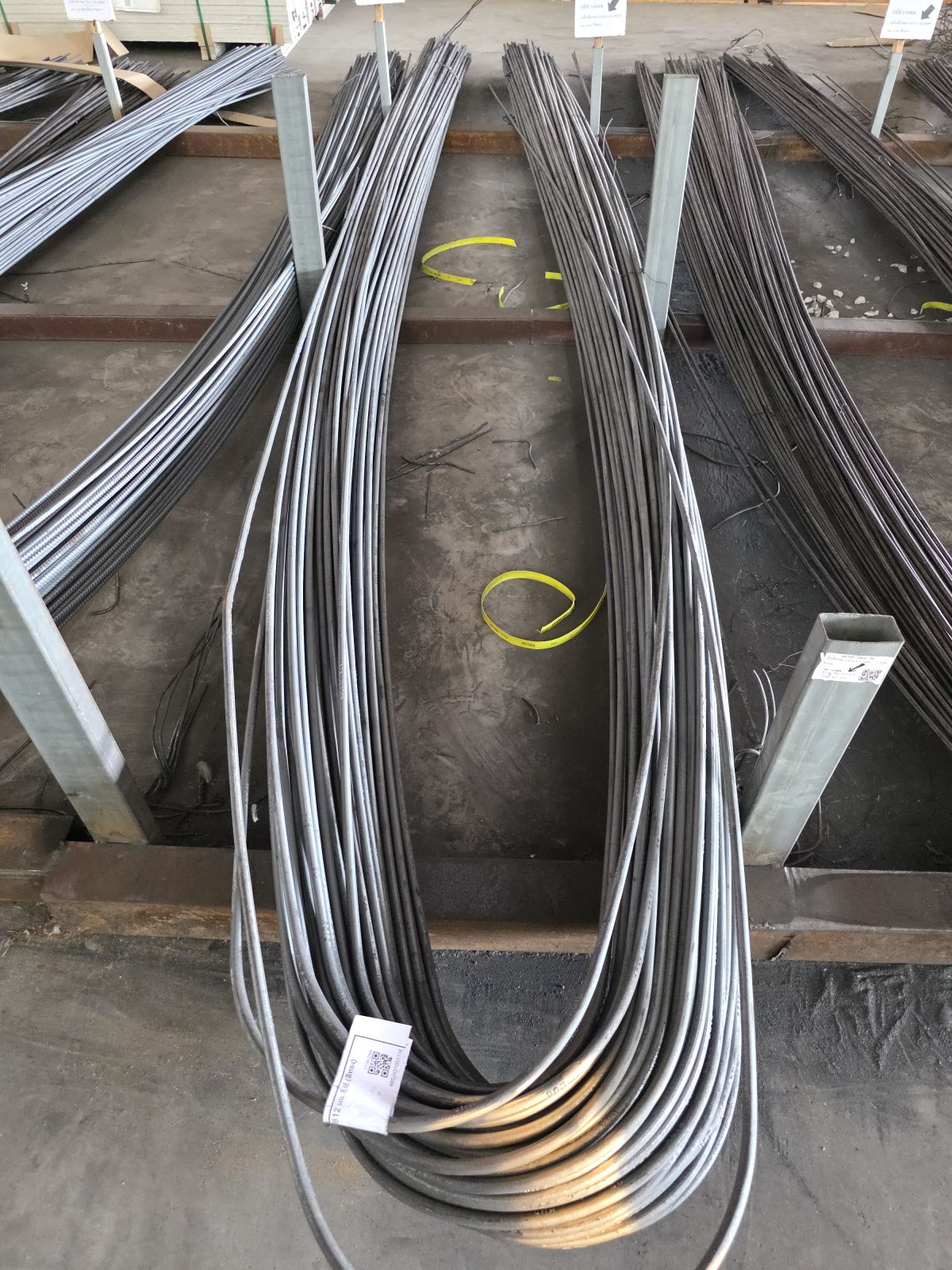 เหล็กเส้นกลม TATA 4 หุน RB12 นน. 8.88 (สีทอง)