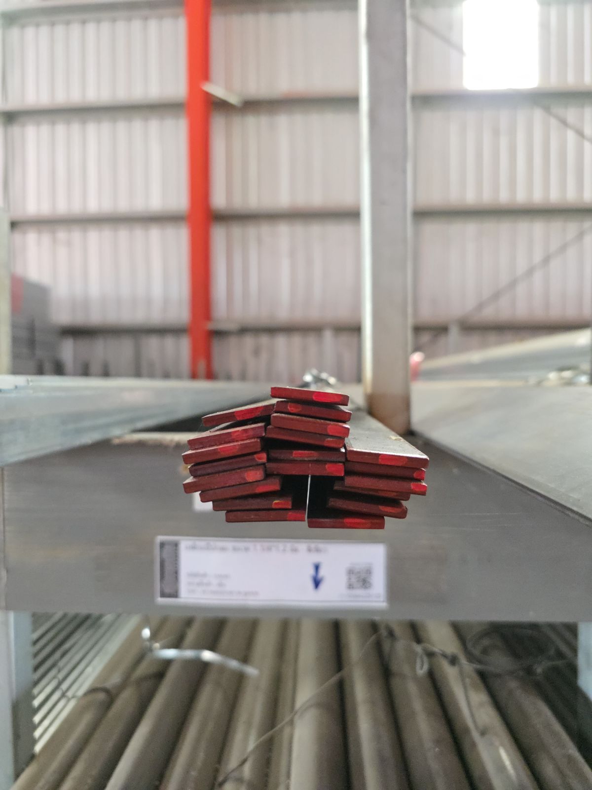 เหล็กแป๊ปกลม ขนาด 1.1/4*1.2 มิล - สีเขียว