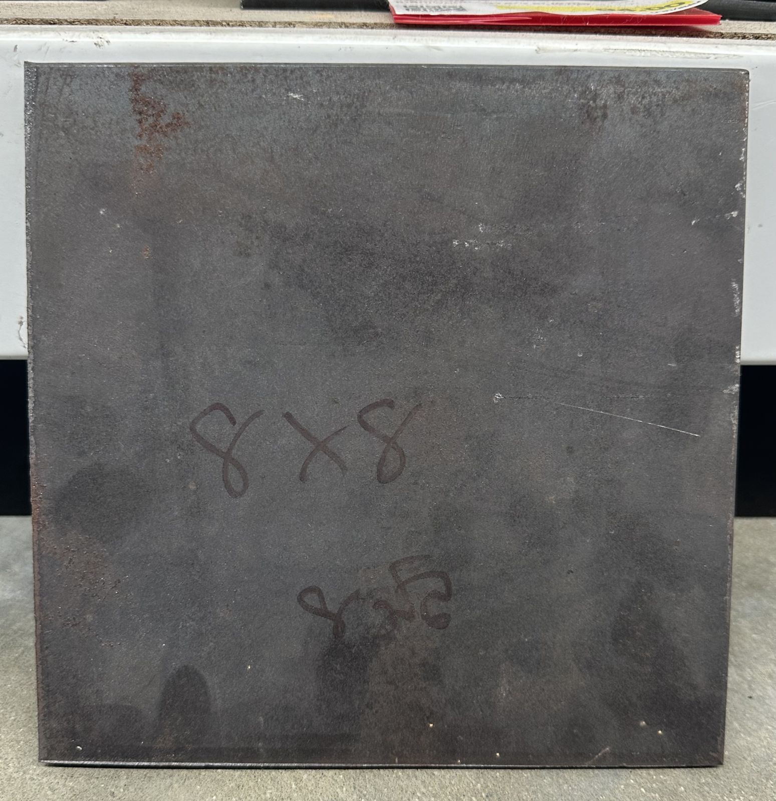 เหล็กเพลทหัวเสา 8" * 8" (8 มิล)