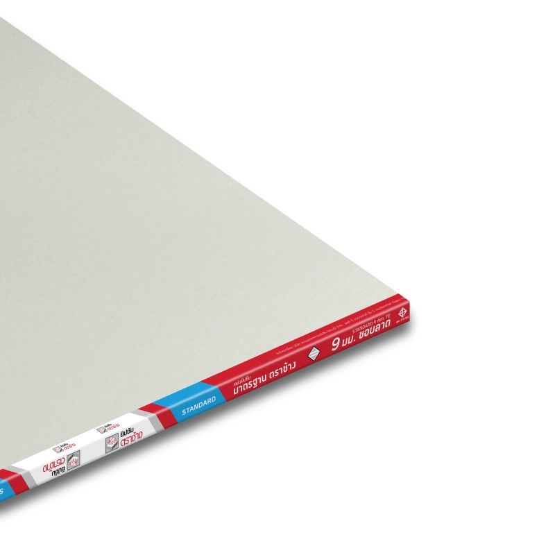 ยิปซั่มบอร์ด ตราช้าง 120*240*9 มม. (ขอบลาด)