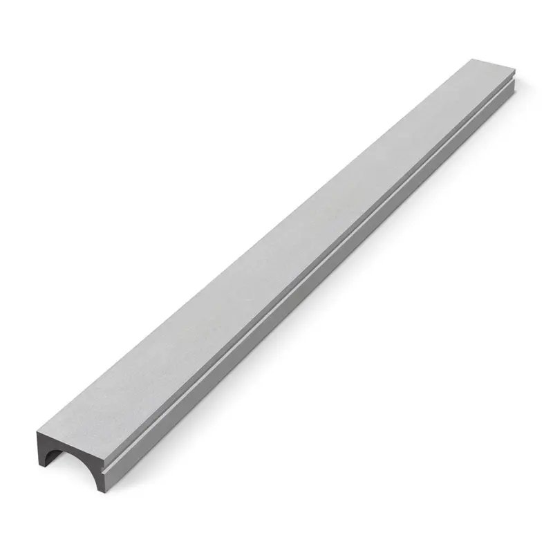 บัวผนัง เอสซีจี S10G 10*300*5.0 ซม. สีซีเมนต์ (มีร่อง)