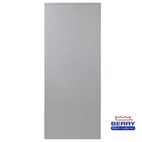ประตู PVC BERRY พร้อมวงกบ 70*180 เรียบ BR1 สีเทา(ไม่เจาะ)*สีเขียว*