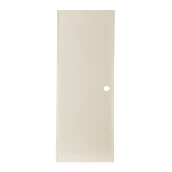 ประตู PVC BERRY พร้อมวงกบ 70*180 เรียบ BR1 สีครีม(เจาะ)*สีดำ*