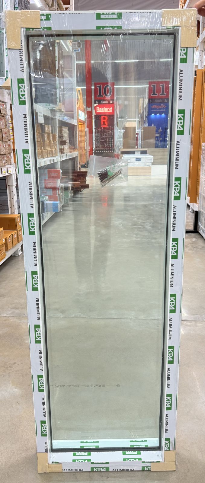 หน้าต่าง อลูมิเนียม 1 ช่อง (ก.ภัทร) ช่องแสง (บานตาย) สีขาว 50*150 KPAC21