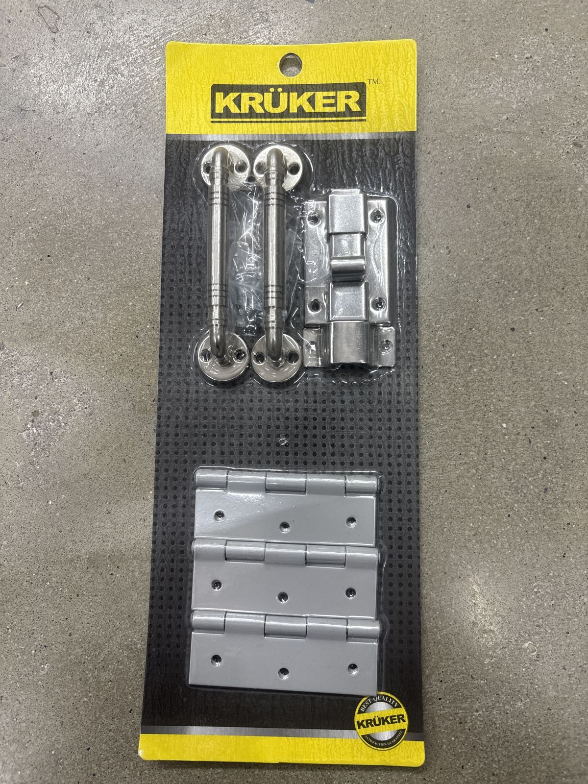 ชุดมือจับกลอนห้องน้ำประตูบานเดี่ยว KRUKER TWKK31