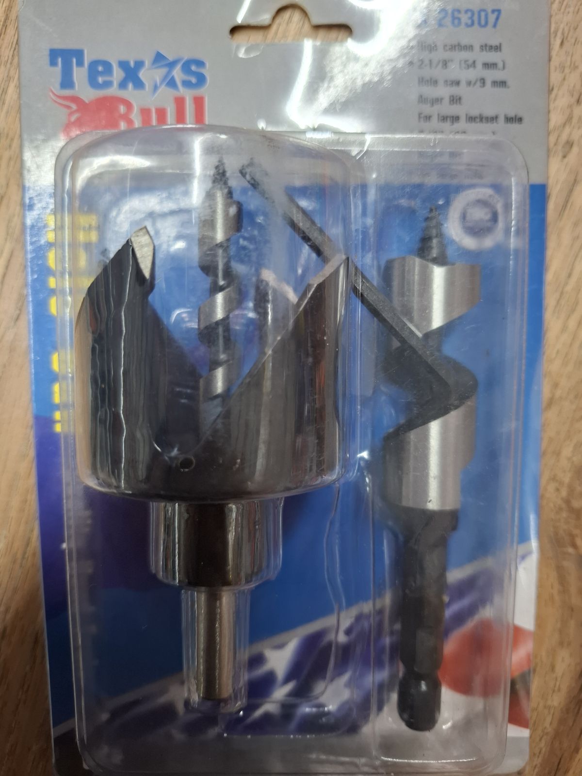 26307 TX-26307 โฮลซอเจาะลูกบิดสี่เขี้ยว  Texas Bull  