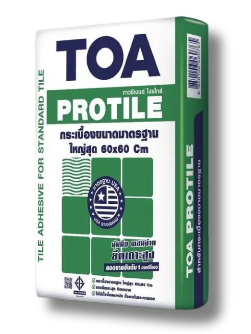 ปูนกาวซีเมนต์ TOA โปรไทล์ 20 กก สีเขียว