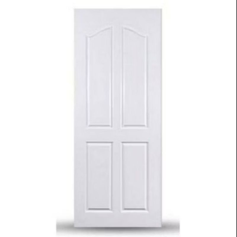 ประตู UPVC Lynn ลูกฟักบานทึบ 80*200 เจาะลูกบิด/FT-06 (4 ฟักปีกนก) ภายนอก