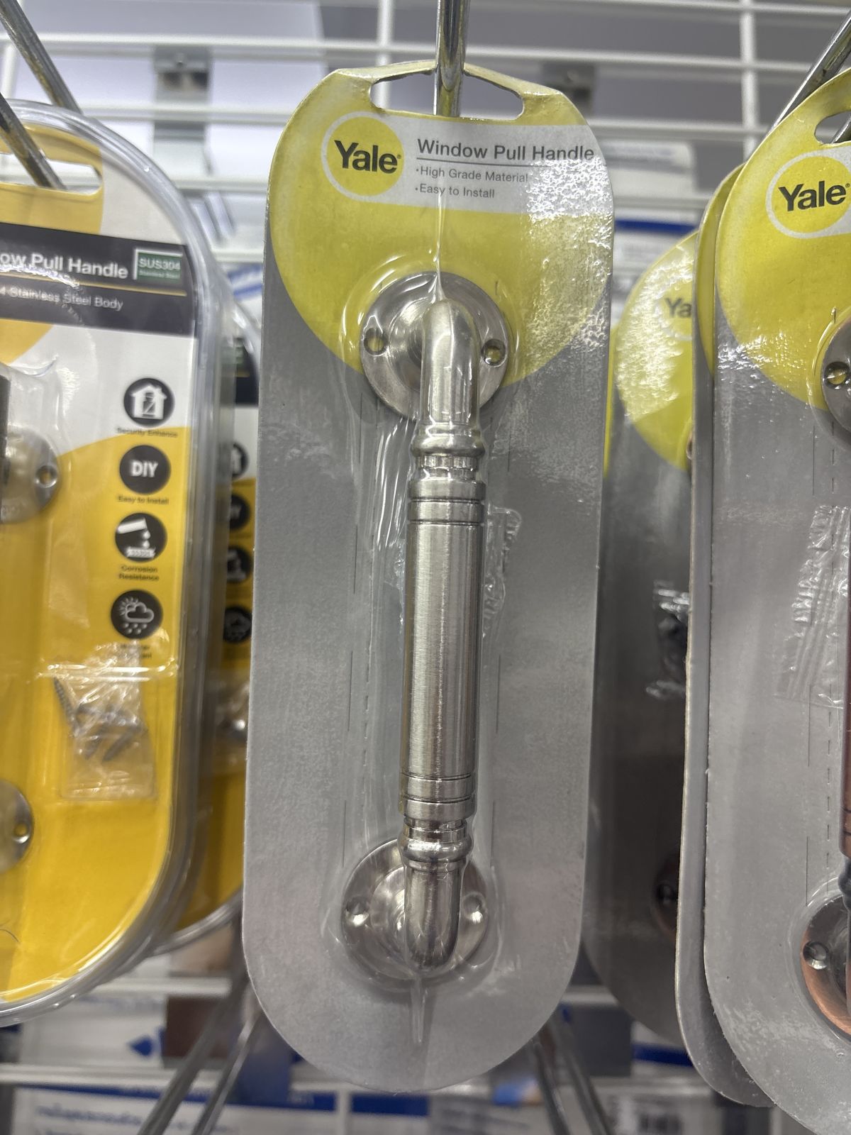 มือจับกลึง 6" Yale นิเกิ้ลด้าน WP-90806-2SNP1