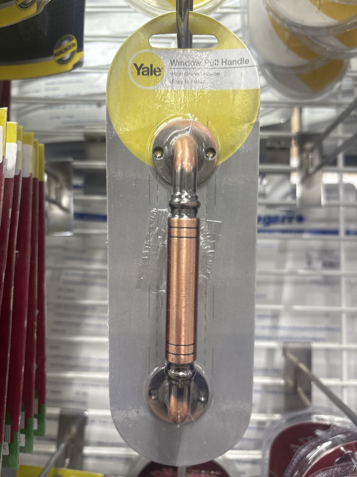 มือจับกลึง 6" Yale ทองแดงรมดำ WP-90806-2ACP1