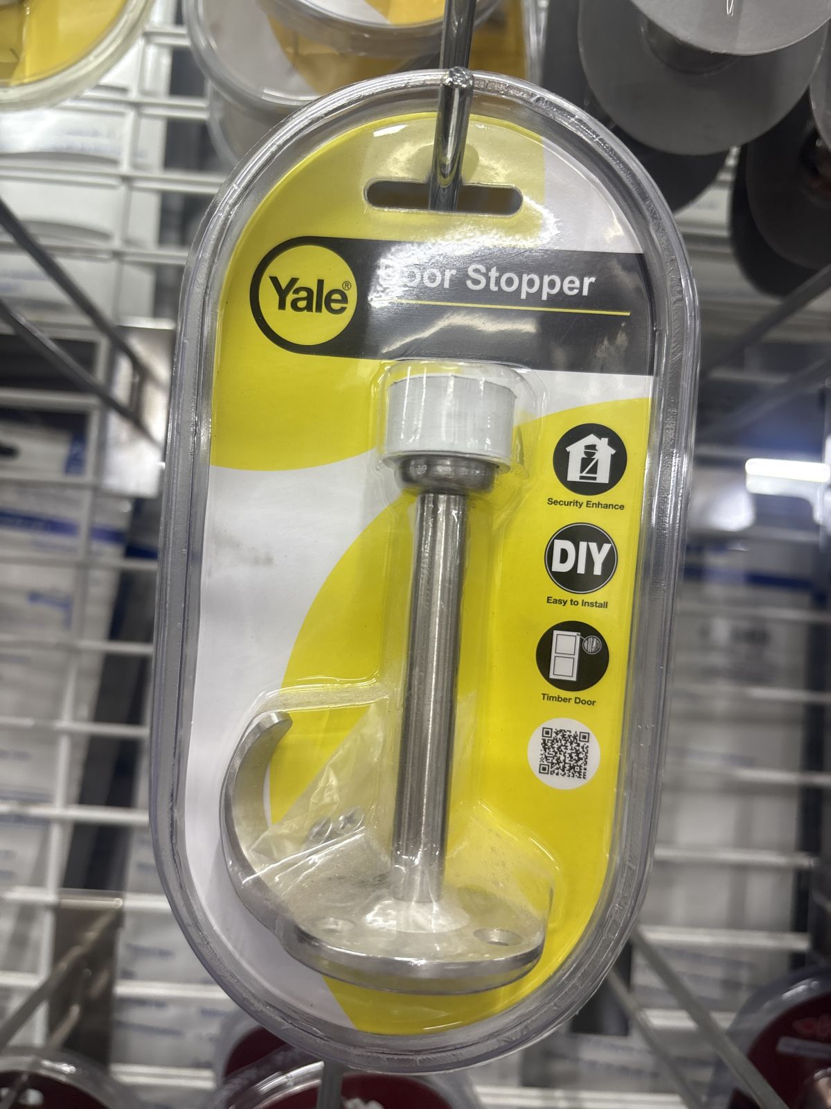 กันชนประตูขอแขวน Yale สแตนเลสด้าน DL910SS