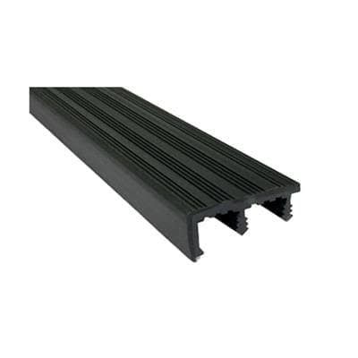 จมูกบันได อลูมิเนียม 4 ร่อง สีดำ ST38-07-20 (2 เมตร)