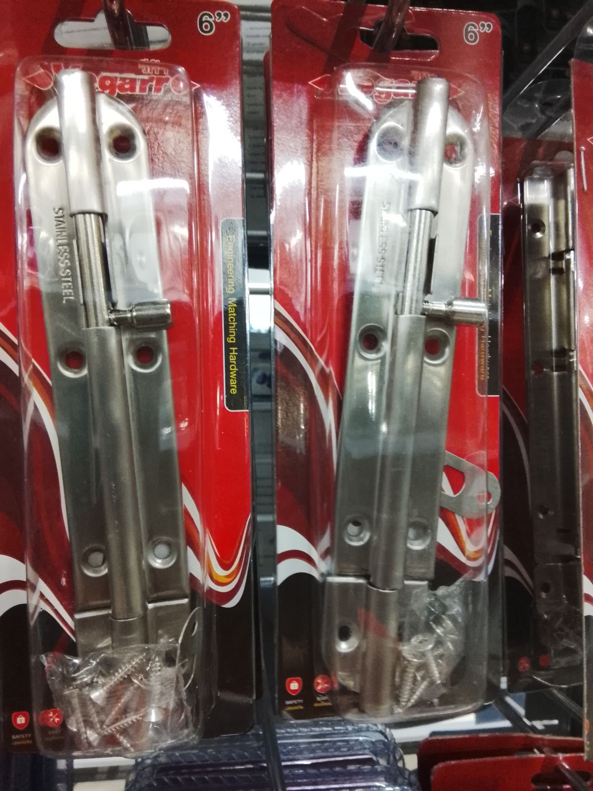 กลอนแสตนเลส 6"  V300SS-6  วีก้า