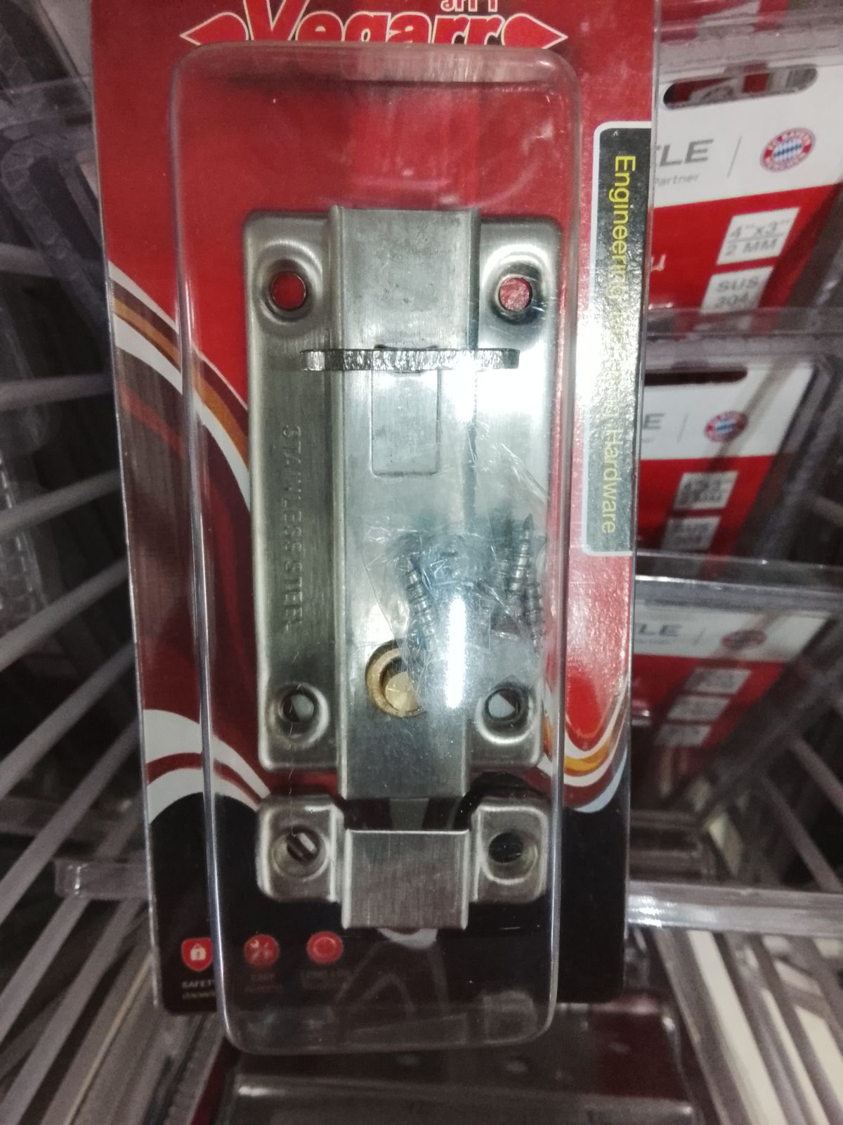 กลอนประตู  แบบกดสปริง V300 SP วีก้า