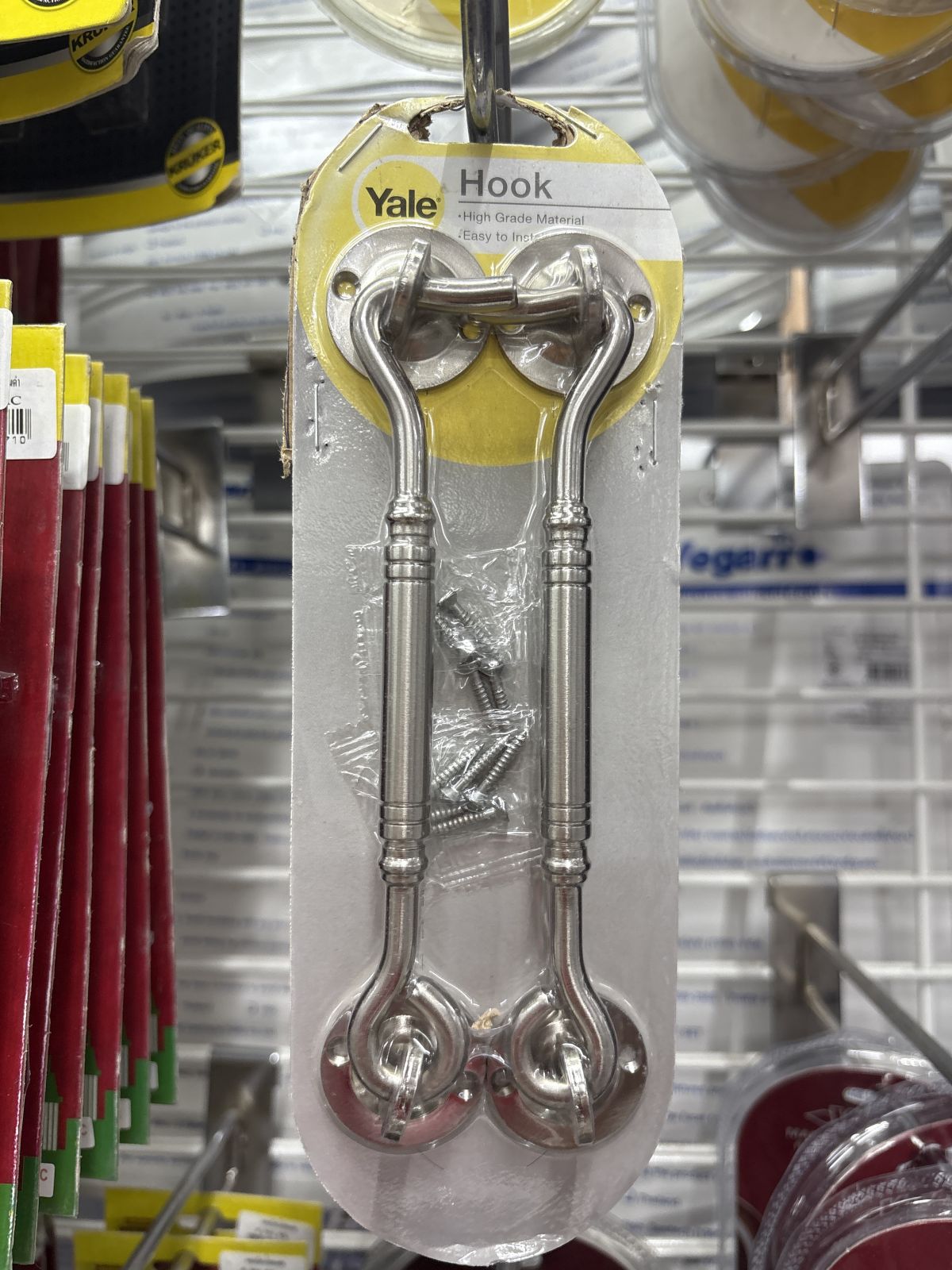 ขอสับกลึง Yale 6" รุ่น 906-6 ชาตินนิกเกิล  HK90606SNP2