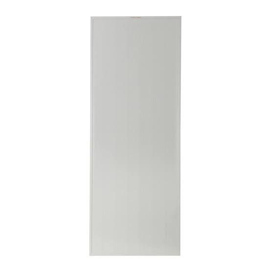 ประตูู UPVC (WT) พร้อมวงกบ 70*180 รุ่น RW-501 สีเทา บานเรียบ (ไม่เจาะ)