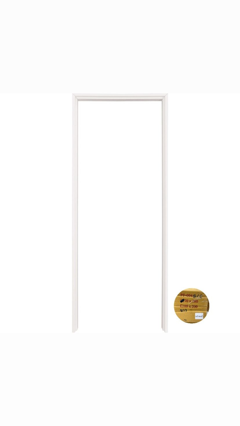 วงกบ ไม้ประดิษฐ์ (WT) 70*200 รุ่น PF-094 สีขาว