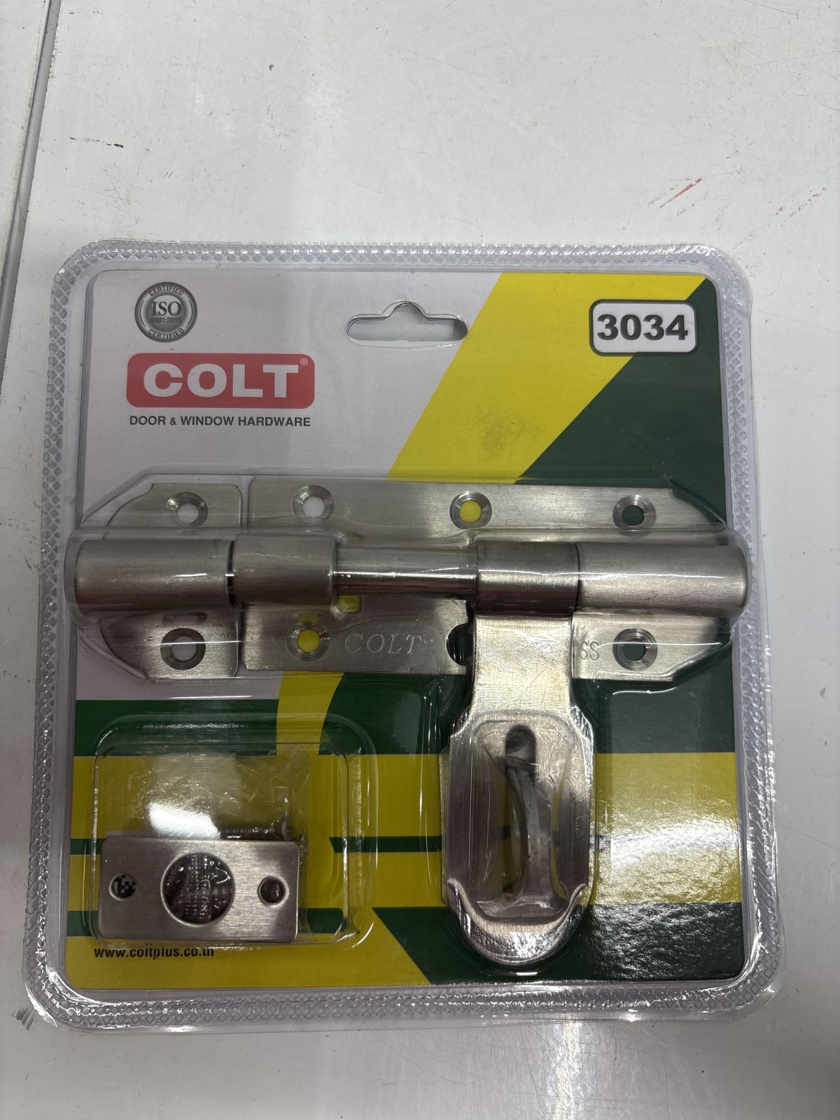 กลอนขวางสแตนเลส 4" รุ่นแผง 3034 COLT LITE