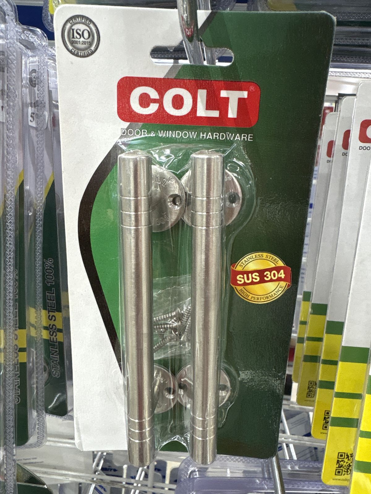 มือจับสแตนเลส 5" รุ่นแผง 6 (1*2)SS COLT LITE