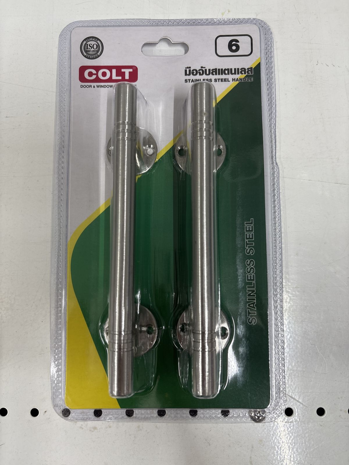 มือจับสแตนเลส 6" รุ่นแผง 6 (1*2)SS COLT LITE