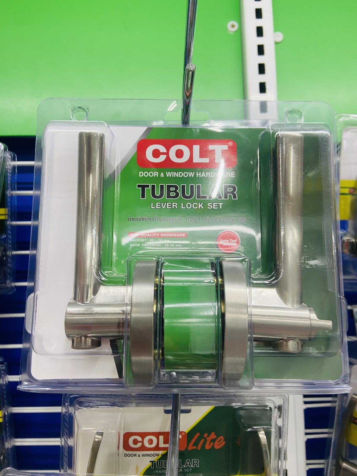 ก้านบิดห้องน้ำ COLT Round รุ่นแผง TL1658 BK