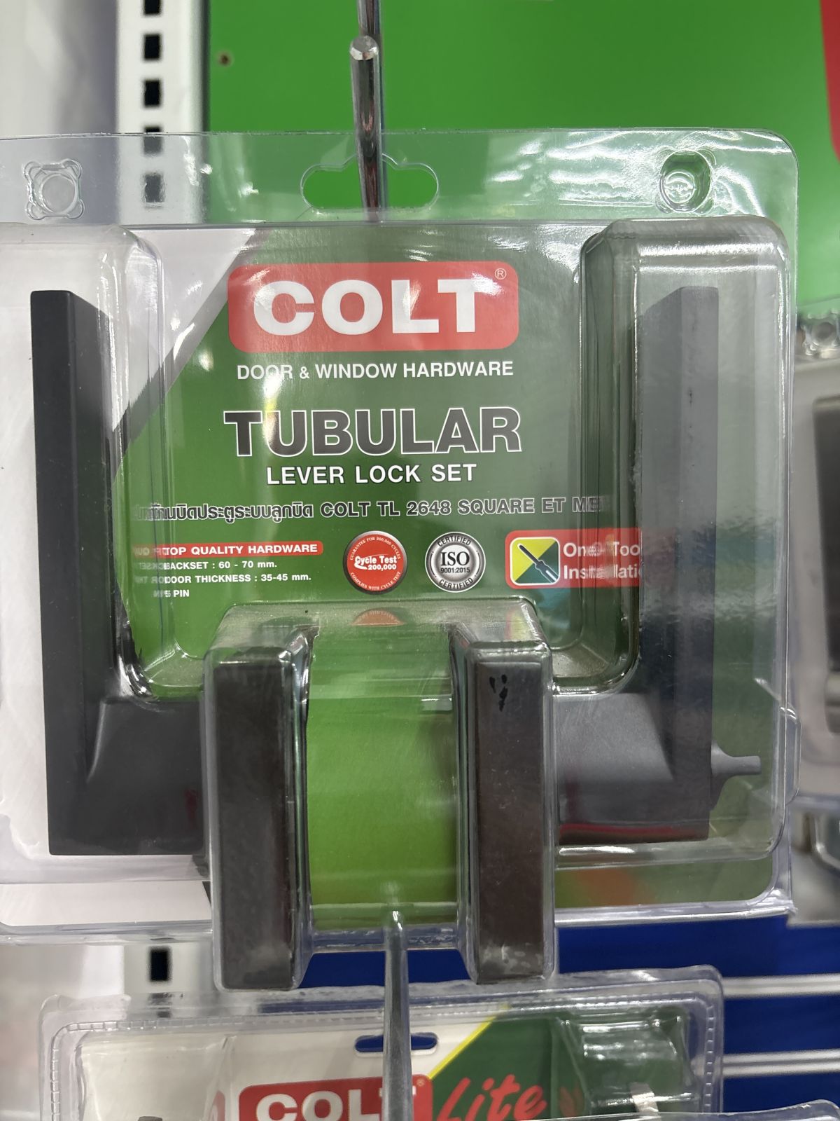 ก้านบิดประตู COLT รุ่นแผง TL2648 ET MB-Square