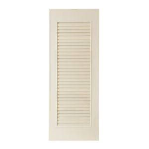 ประตูู UPVC (WT) พร้อมวงกบ 80*200 รุ่น RW-505 สีครีม (ไม่เจาะ)