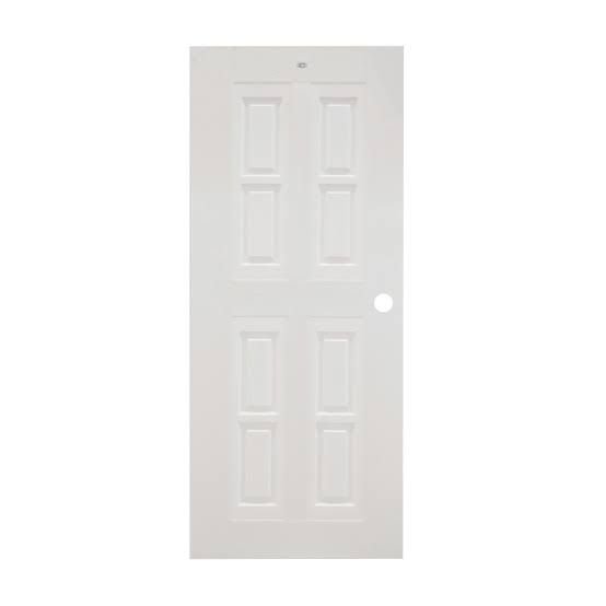 ประตู UPVC (WT) 80*180 รุ่น WT-701 สีขาว (เจาะ) เฉพาะบาน