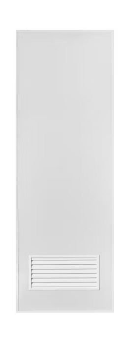 ประตูู UPVC (WT) 70*180 รุ่น RW-502 สีเทา เกล็ดล่าง (ไม่เจาะ) เฉพาะบาน