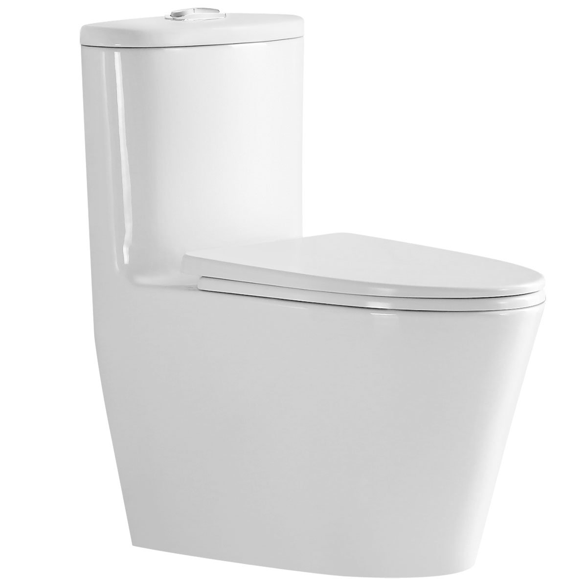 (CCS)ชักโครกชิ้นเดียวแทงค์สูง Rasland AQ PR-91789-UF