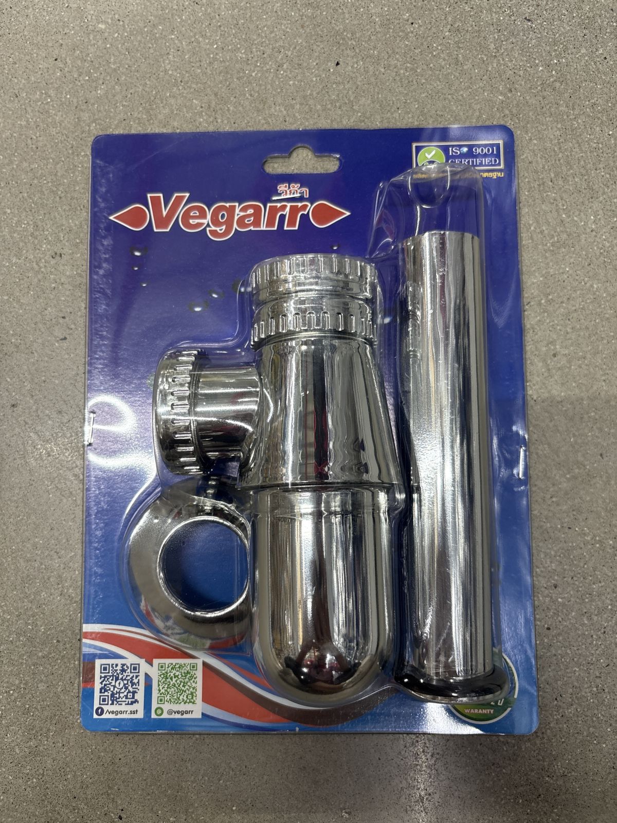 ท่อน้ำทิ้งพลาสติกชุบ วีก้า VS131