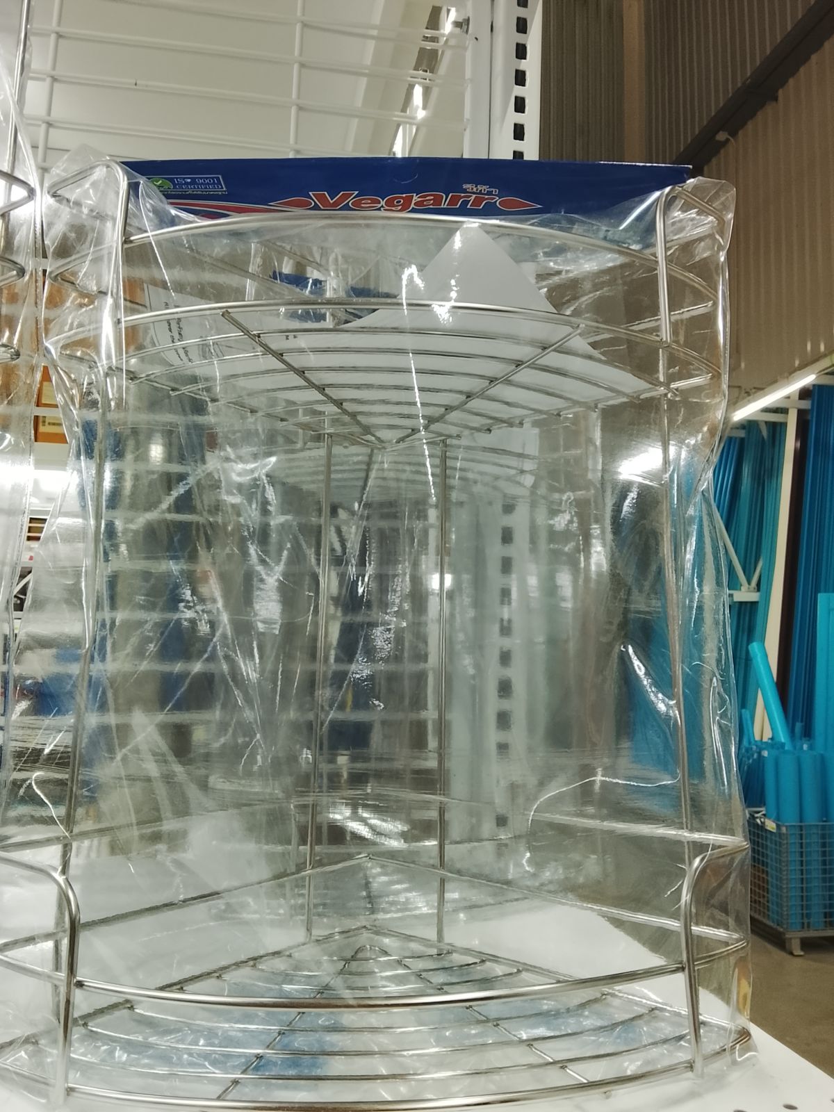 ตะแกรงสแตนเลส เข้ามุม 2 ชั้น วีก้า V904