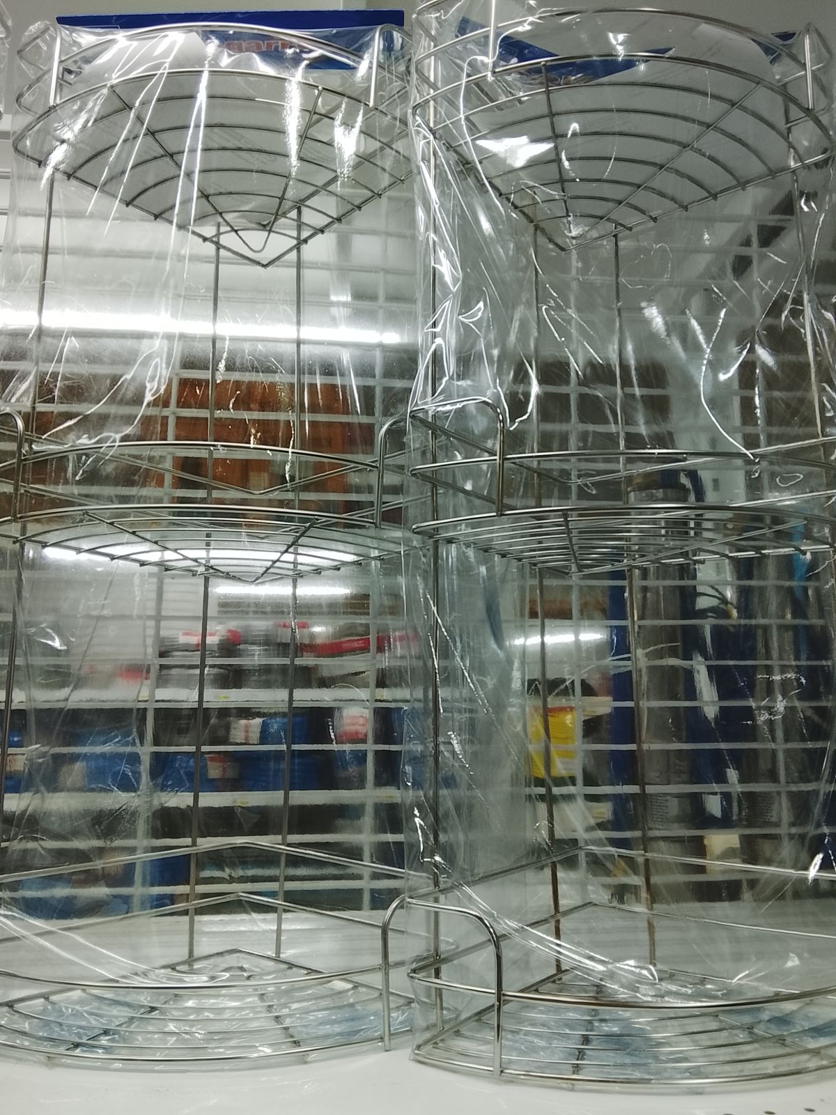 ตะแกรงสแตนเลส เข้ามุม 3 ชั้น  วีก้าV934