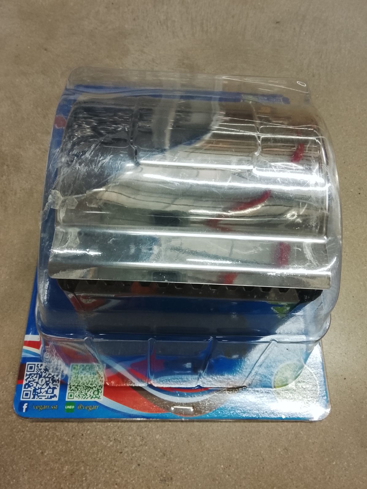 กล่องกระดาษ ทิชชู่ วีก้า แสตนเลส  TZX01-P