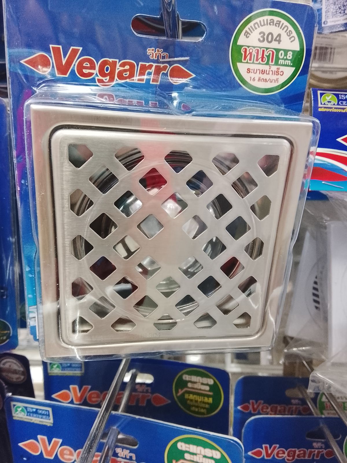 ตะแกรงกันกลิ่นท่อระบายน้ำ วีก้า VFD3767