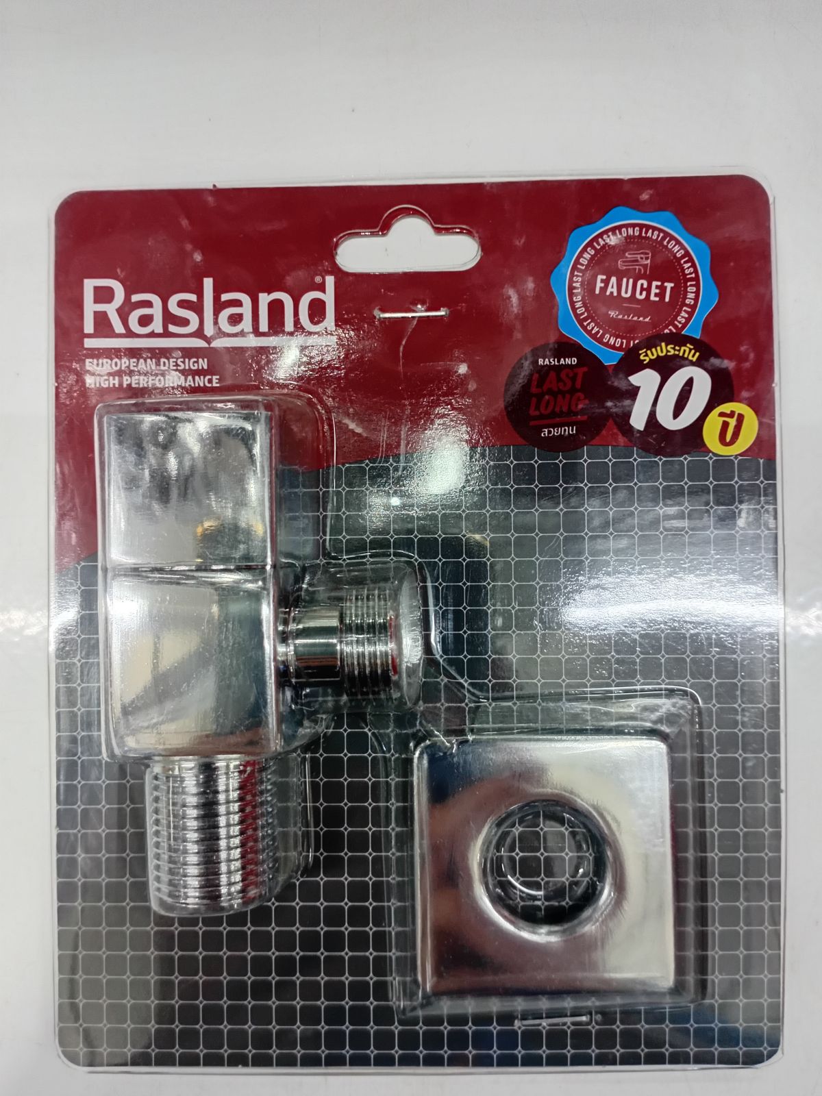 (CL)วาล์วฝักบัว สี่เหลี่ยม Rasland ซิงค์ RA 40F6334