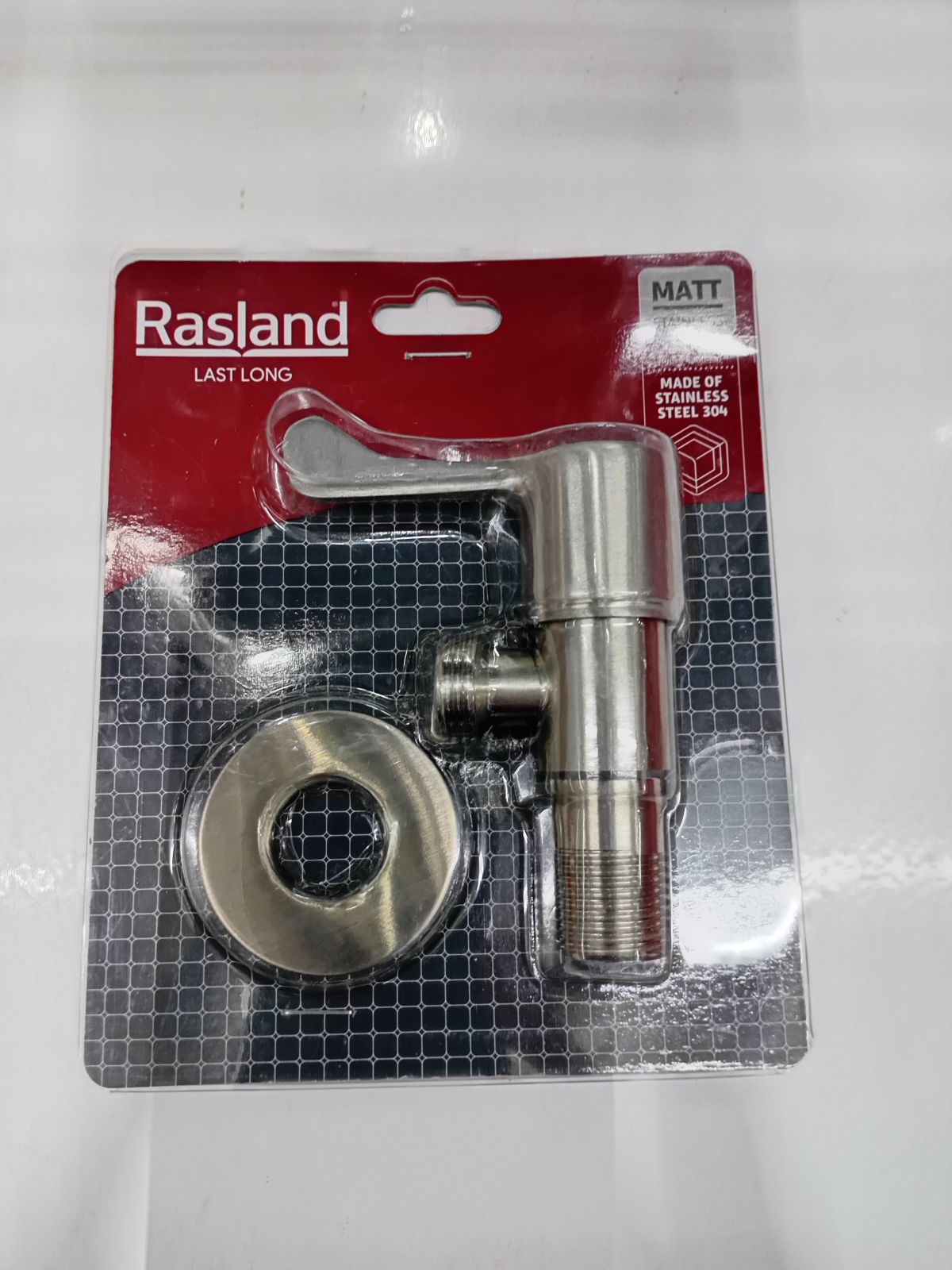 วาล์วฝักบัว ด้ามพาย Rasland สแตนเลส RS KS577