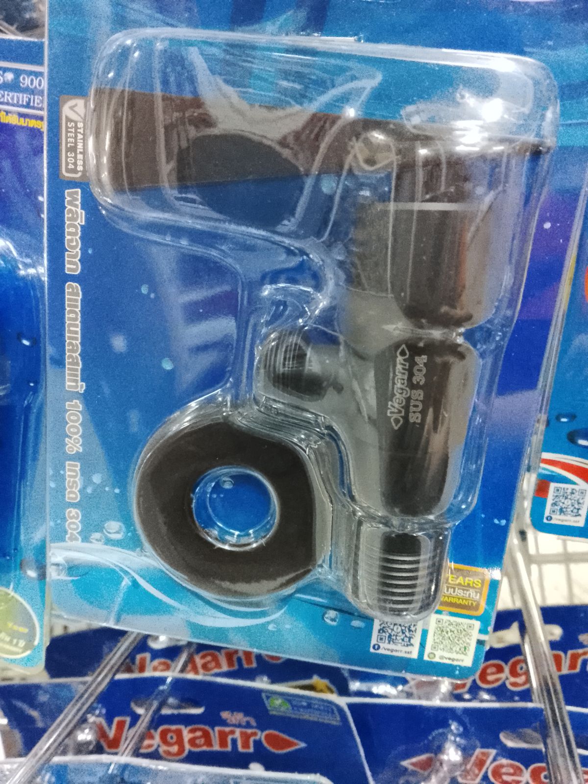 วาล์วฝักบัว วีก้า V9703BK สีดำด้าน