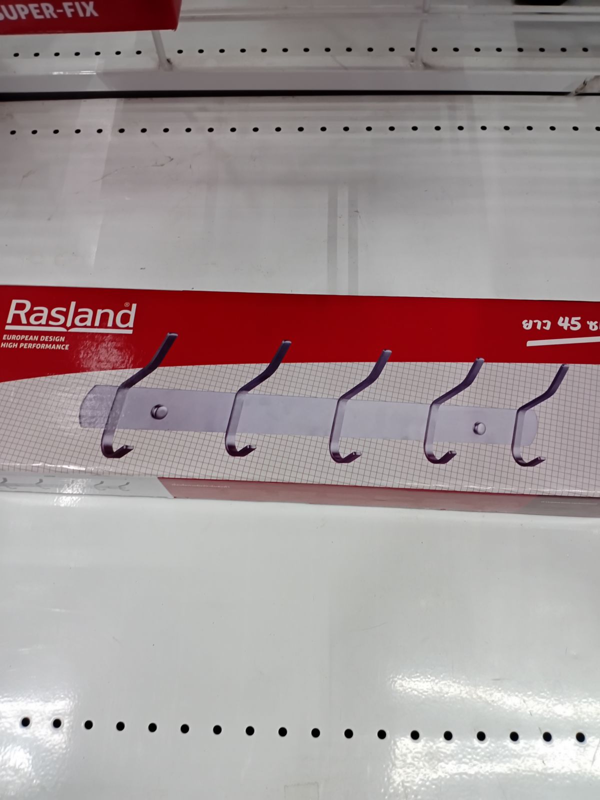 (CL)ขอแขวนผ้าสแตนเลส 5 ขอ Rasland รุ่น RA HOOK-LL-55