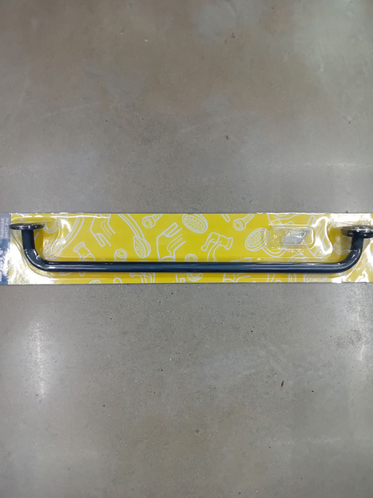 (CL)ราวแขวนผ้าสแตนเลส 60 ซม. แบบดำด้าน BEN BN W152-W688