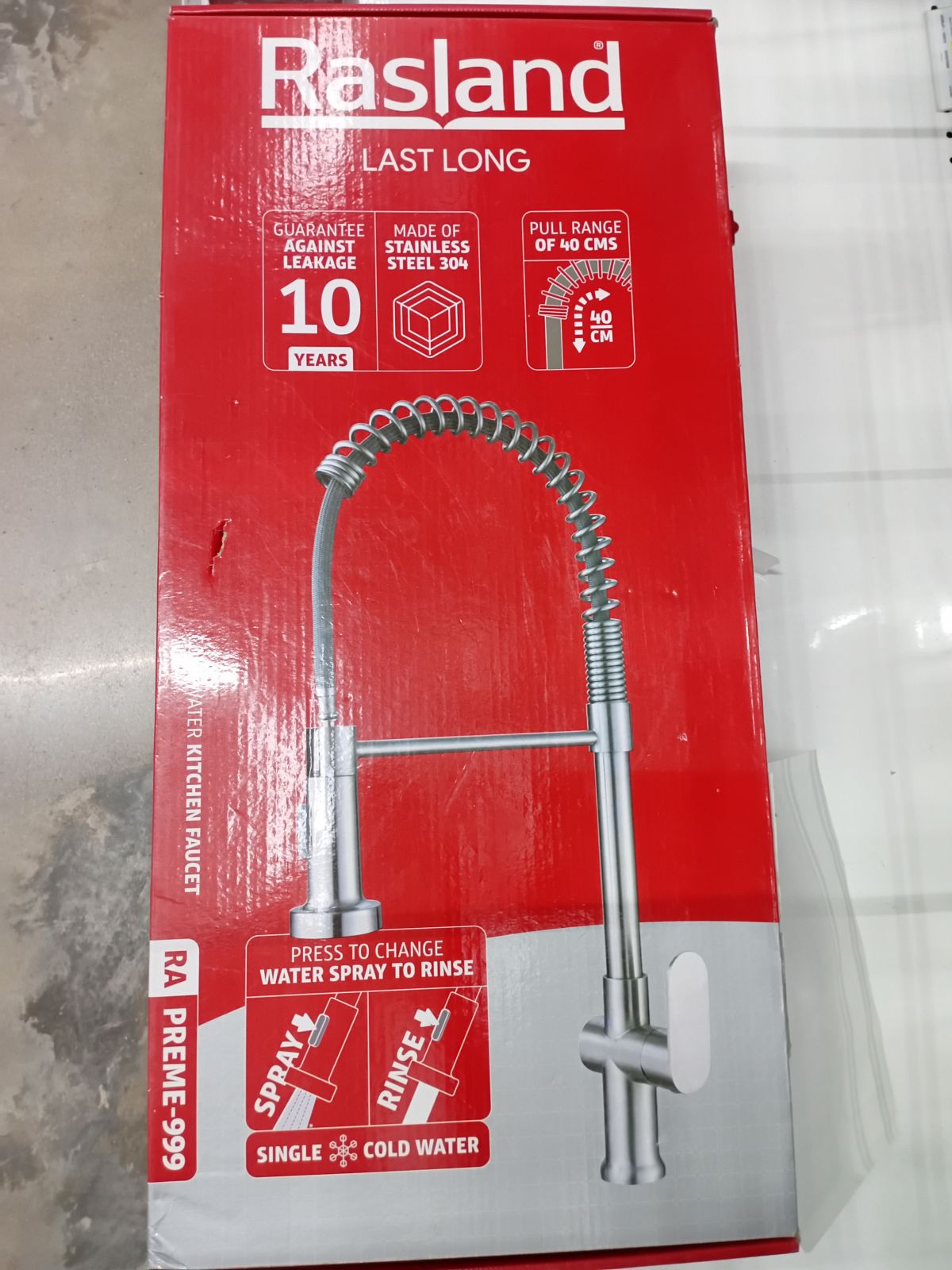 ก๊อกน้ำซิ้งค์ RASLAND RA PREME-999