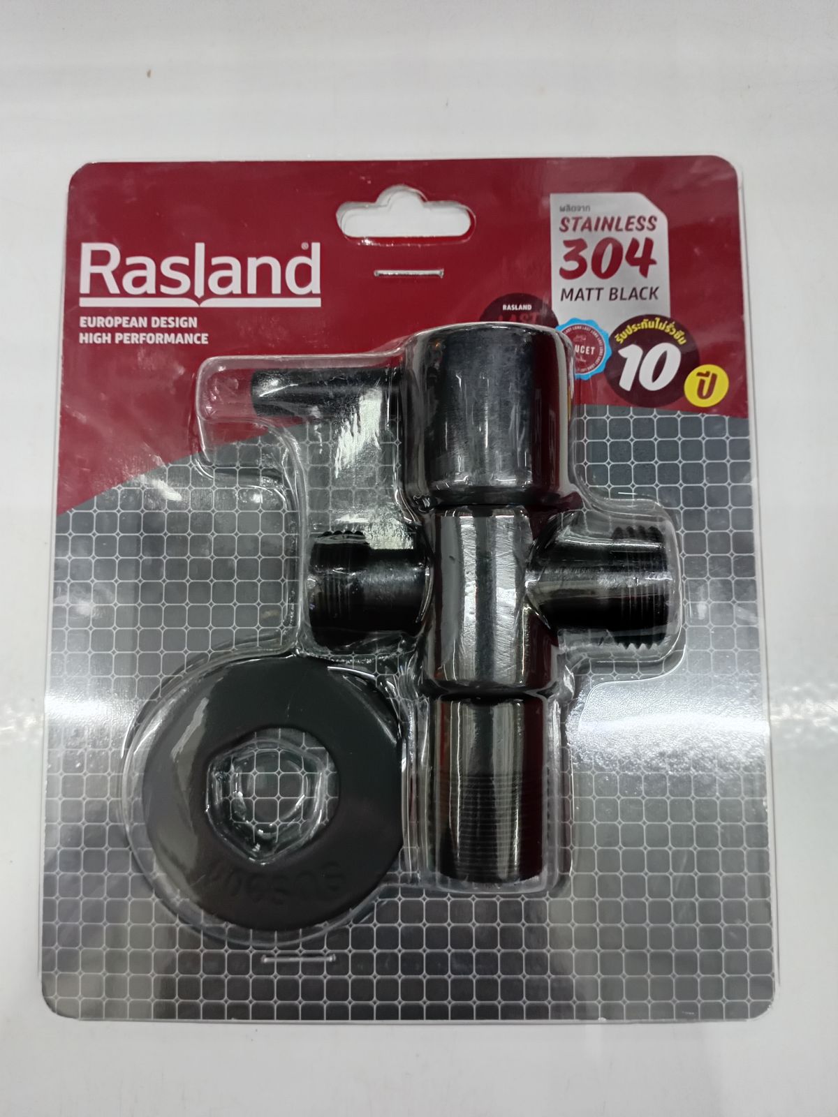 (CL)สต็อปวาล์ว สามทาง MATT BLACK RA BLACK-3WAYS RASLAND