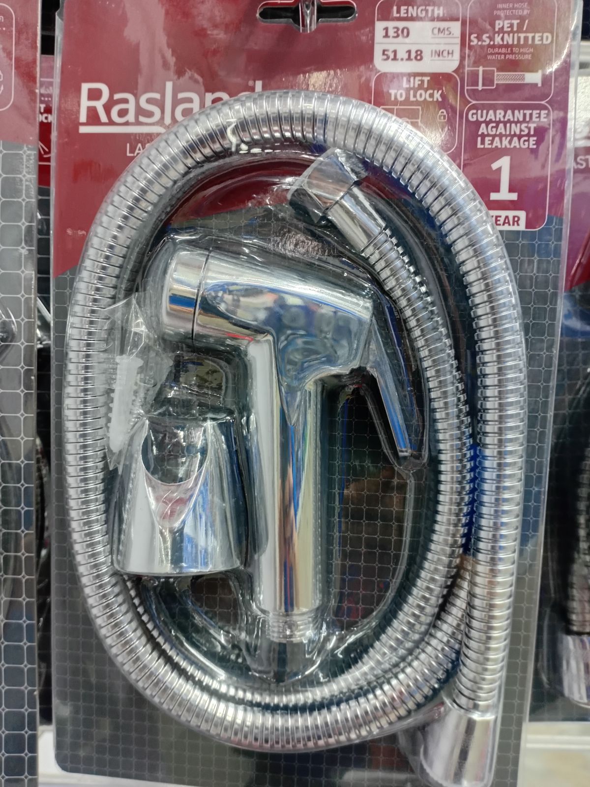 สายฉีดชำระครบชุด โครเมียม RA CH-BIDET-CR  RASLAND