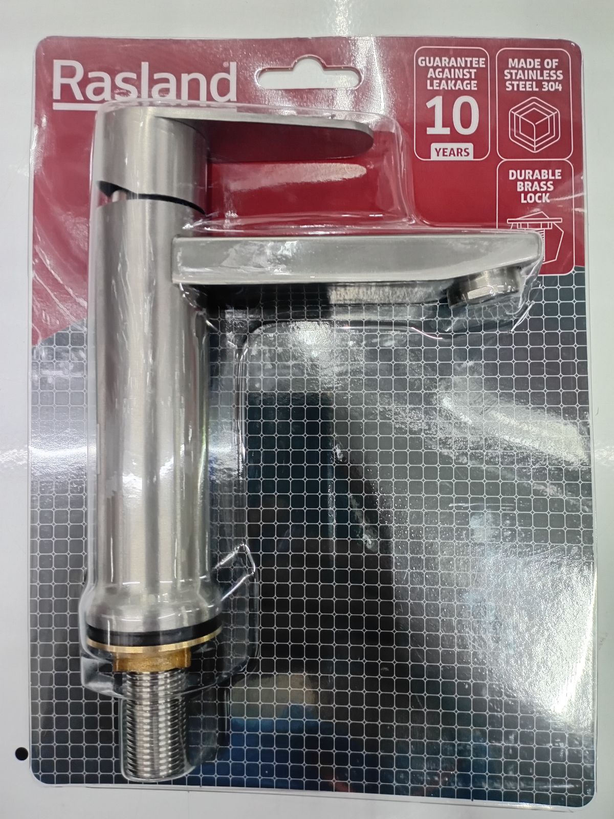 ก๊อกล้างหน้าน้ำเย็น สแตนเลส RA 304-22339