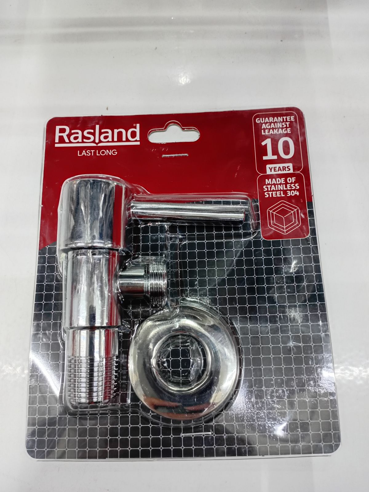 สต็อปฝักบัว สแตนเลส 304 แบบเงา  RASLAND  RA PROJECT-A
