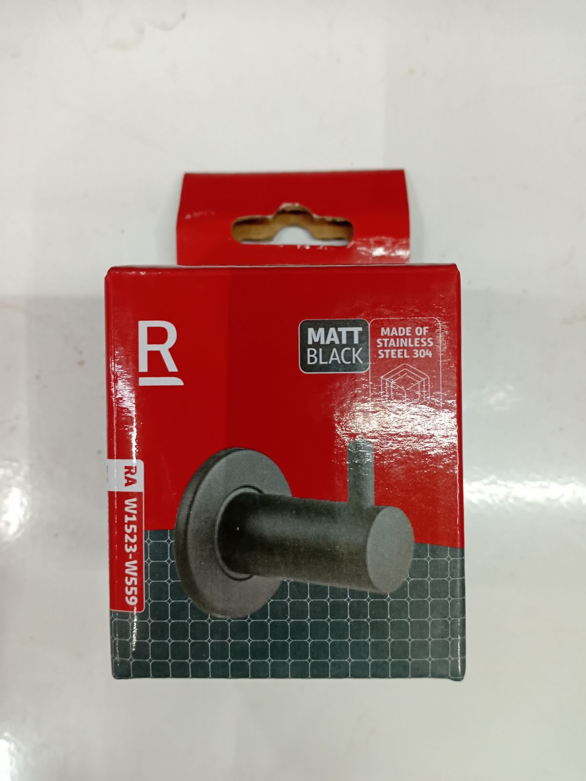 (CL)ขอแขวนเสื้อสแตนเลส MATT BLACK RASLAND RA W1523-W559