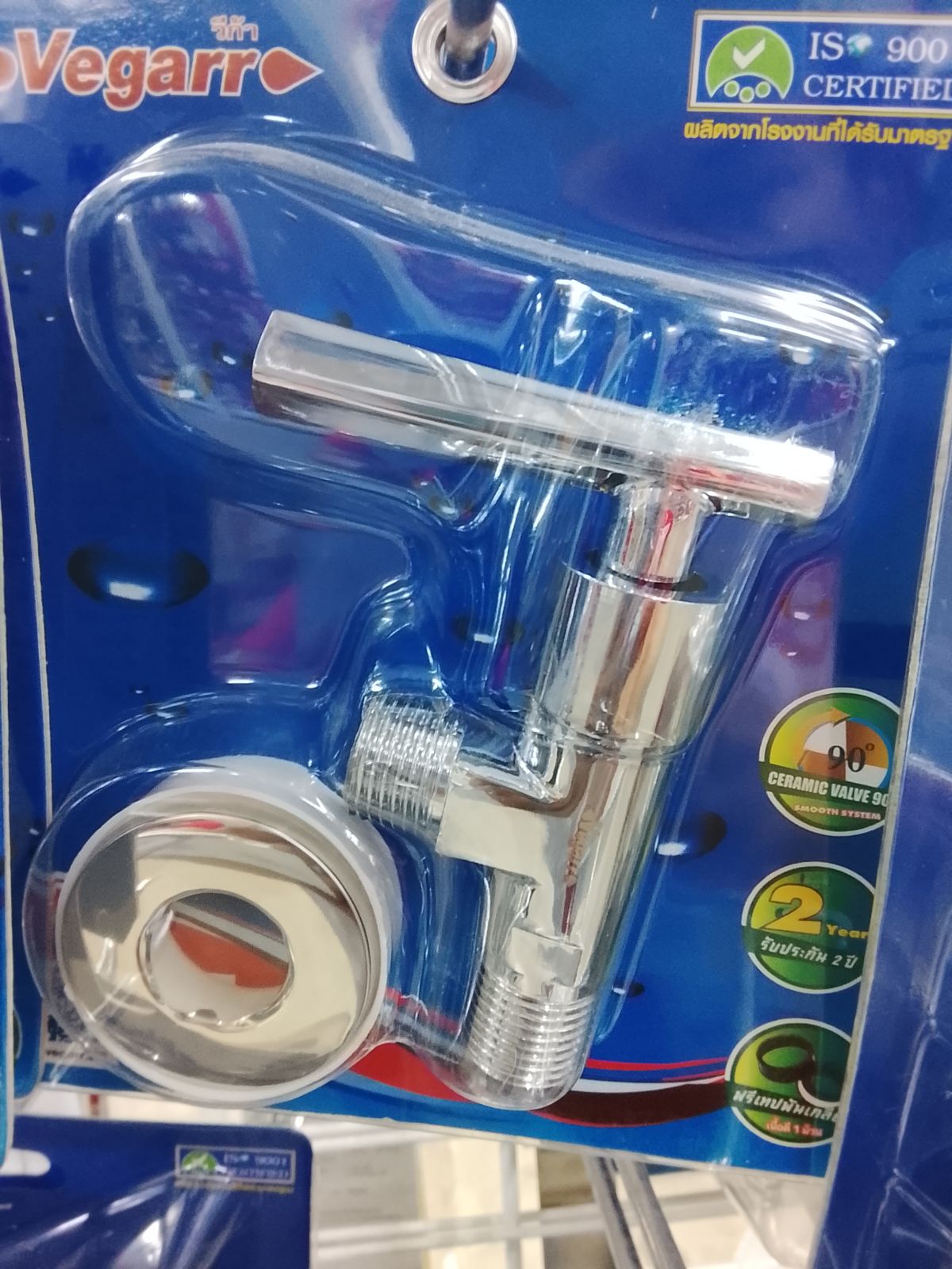 วาล์วฝักบัว หัวกระบอกตัวใหญ่เซรามิควาล์ว วีก้า V7203