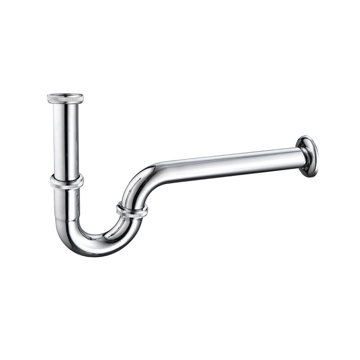 ท่อน้ำทิ้ง ท่อเข้ากำแพงยาว 30 ซม. โครเมียม BEN BN T922-T16-30